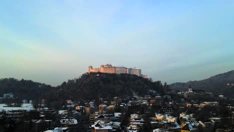 footage filmed from salzburg in austria from europe