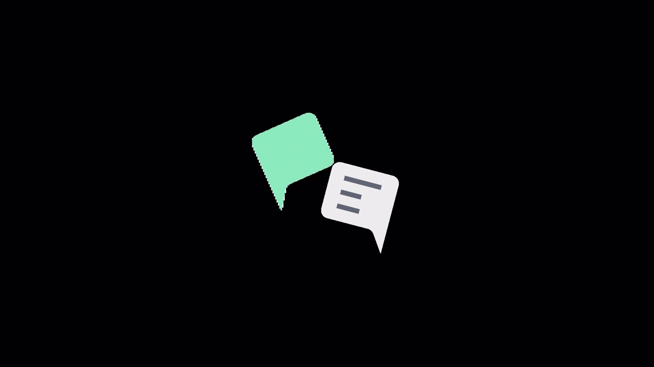 Chatting Icon animation Alpha