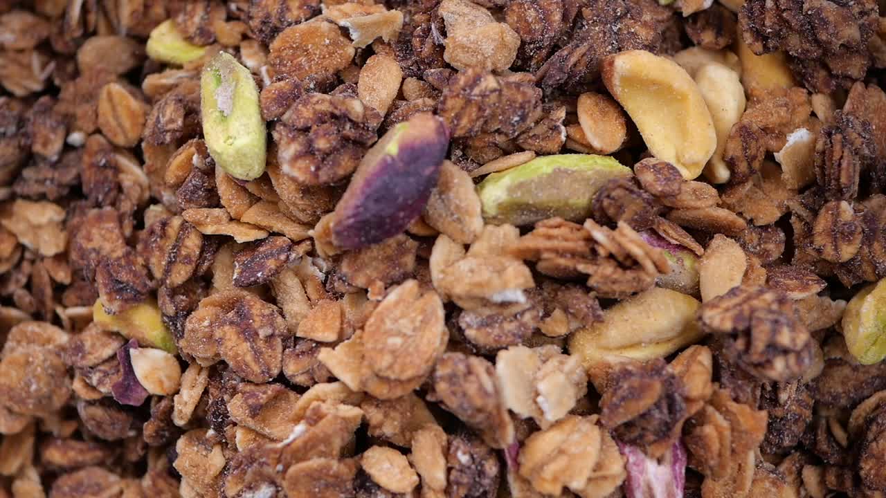 Granola close-up