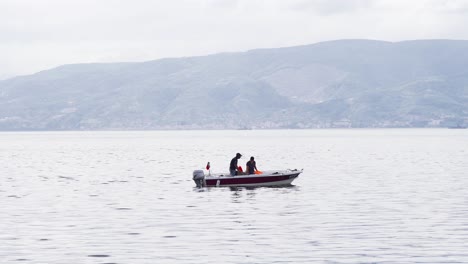 boat going on the sea.