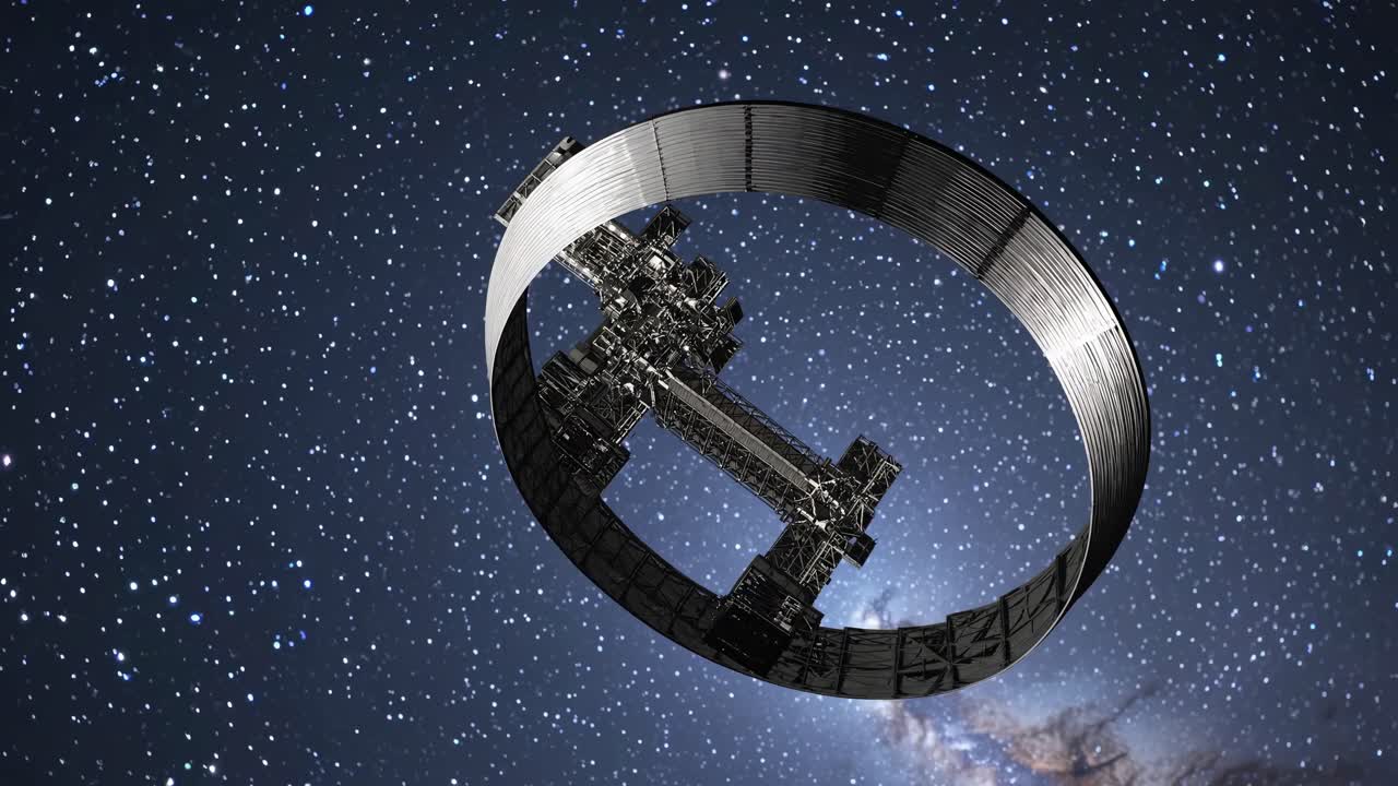 도에 있는 우주 정거장