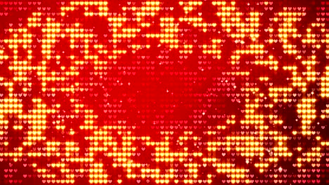 red hearts. happy valentines day background