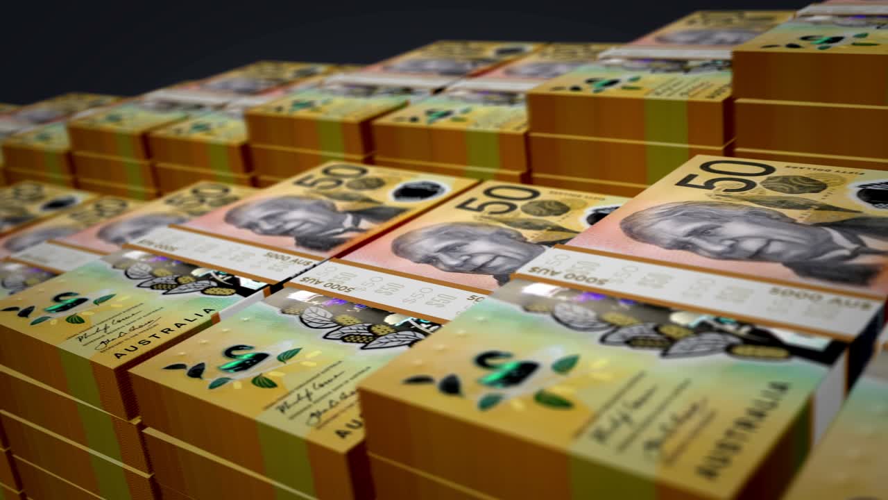 오스트레일리아 달러 화폐  성장 루프