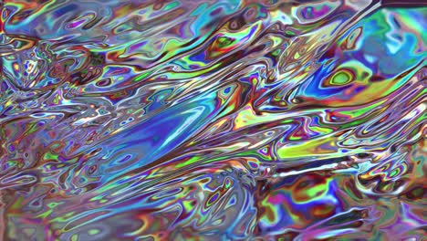 colorful abstract refracting fluid texture loop