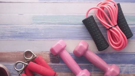 pink exercise equipment