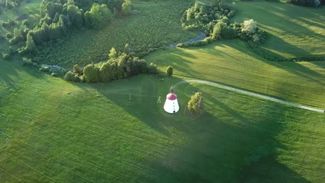 beautiful countryside during golden hour