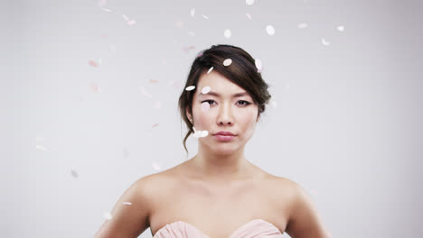 lonely bridesmaid woman dancing slow motion wedding photo booth series