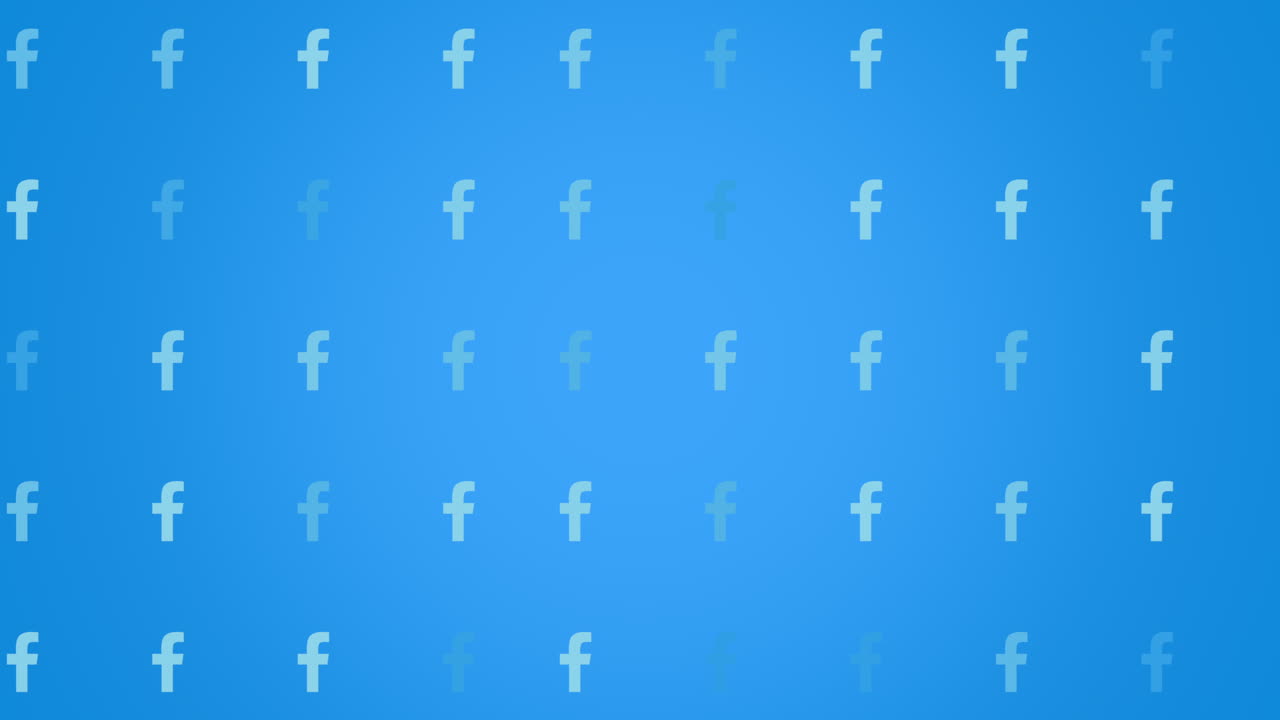 Social Facebook icons pattern on network background 1