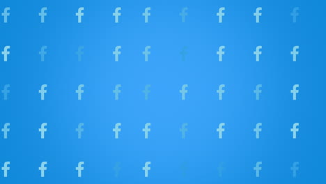 patrón de iconos de facebook social en el fondo de red 1
