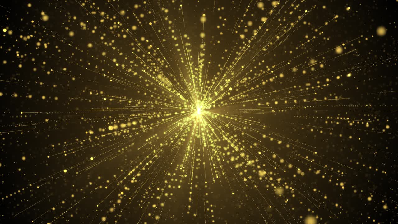 4K 골든 파티클 보케 먼지가 빛을 내며 럭셔리한 파티클 스트라이프 루프 시네마틱 배경으로 떠오르는 모습