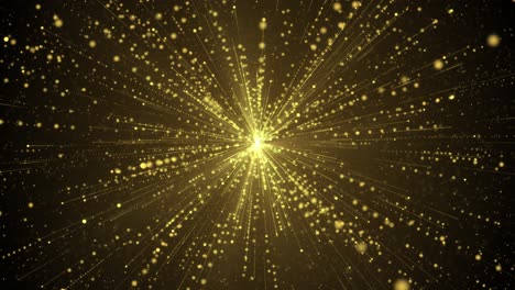 4k golden particle bokeh dust light rising glitter luxury particle stripe loop cinematic background