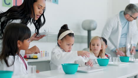 teaching, chemistry and teachers with children