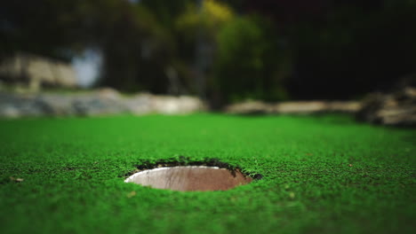scoring goal cup minigolf achievement macro closeup