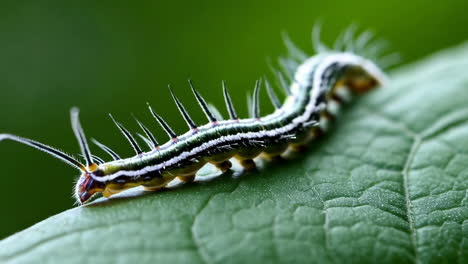 caterpillar on a leaf