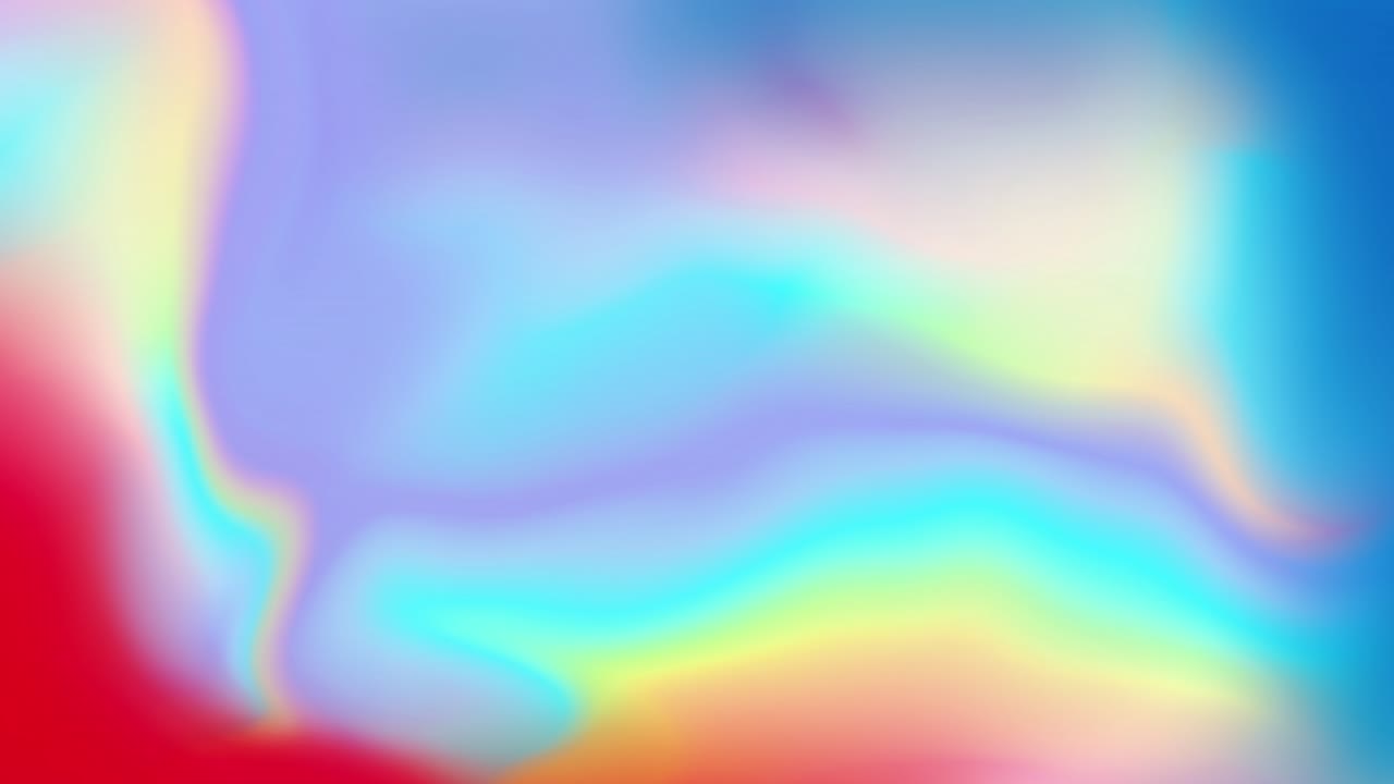 fondo de movimiento de bucle de gradiente púrpura rosa holográfico abstracto. estilo de giro líquido. publicidad empresarial. telón de fondo de colores pastel suaves iridescentes 4k. gradiente creativo.