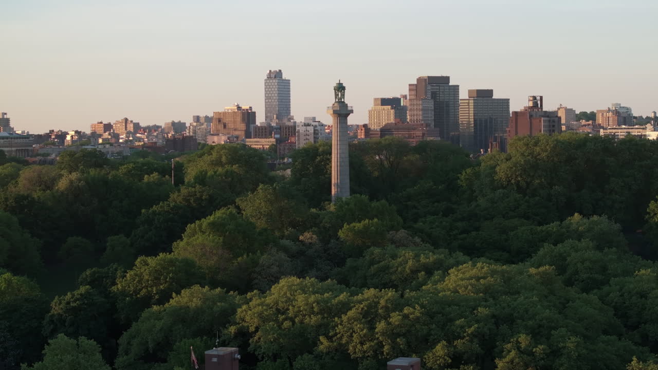Brooklyn's Fort Greene Park at sunrise