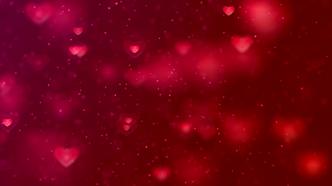 4k corazón suave fondo colorido (loopable) - video de stock