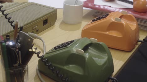old vintage office desk phones broker trading