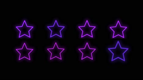 Neon-purple-and-retro-stars-pattern