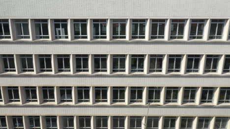 exterior and windows of building on a sunny day in rotterdam, netherlands