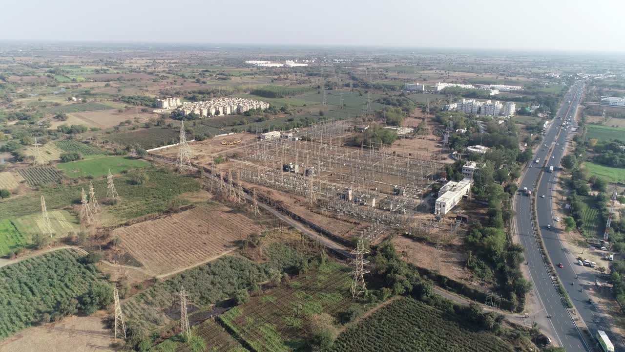 съемка с беспилотника индийского шоссе