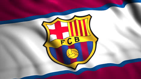 fc barcelona flag image