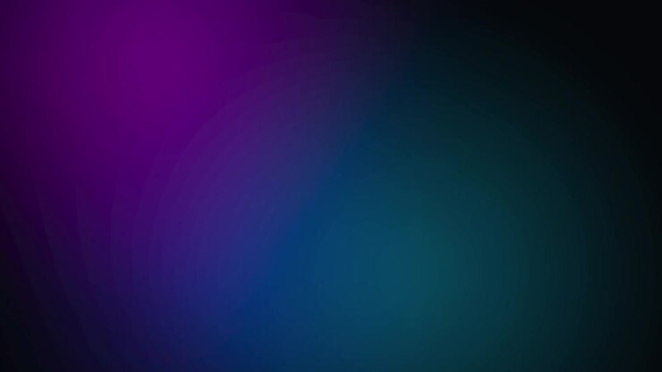 Sfondo astratto con gradienti di luce blu e viola cangianti