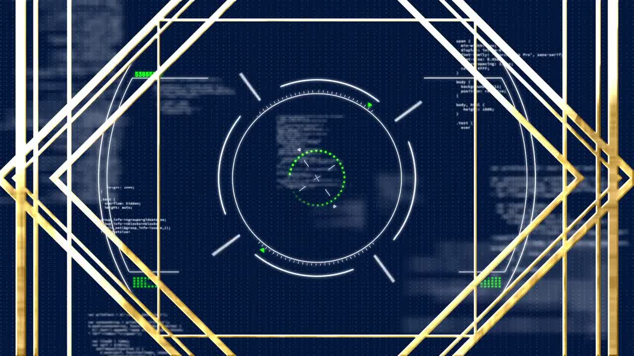 Animation of scope with data processing