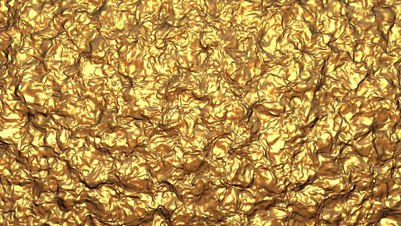 제목 페이지, 텍스트 또는 복사 공간의 배경 계층에 대한 현실적인 녹은 금 애니메이션