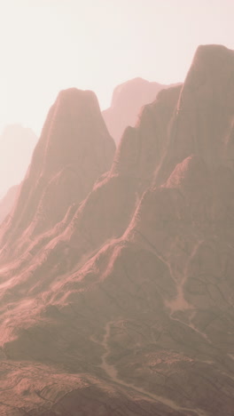 la cordillera de las rocas rojas