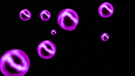 Purple Glowing Bubbles