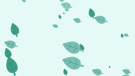 simple and cute leaf particles