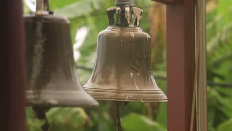 bells from the hms bounty on the pitcairn island