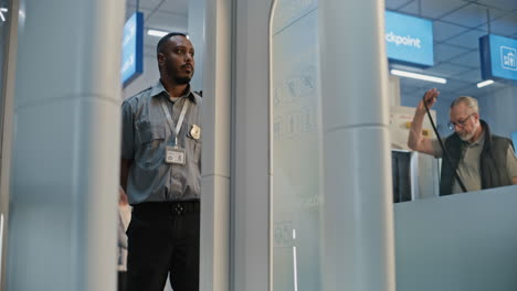 airport security checkpoint