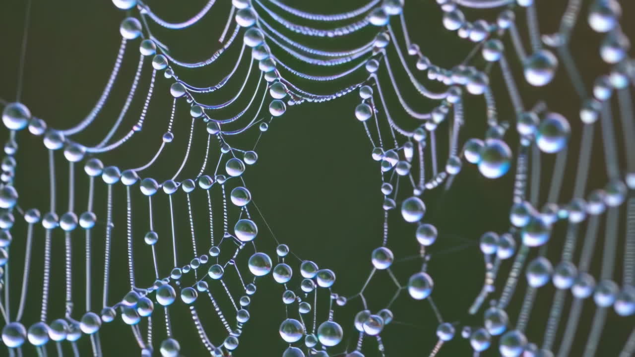 Dew-kissed Spider Web