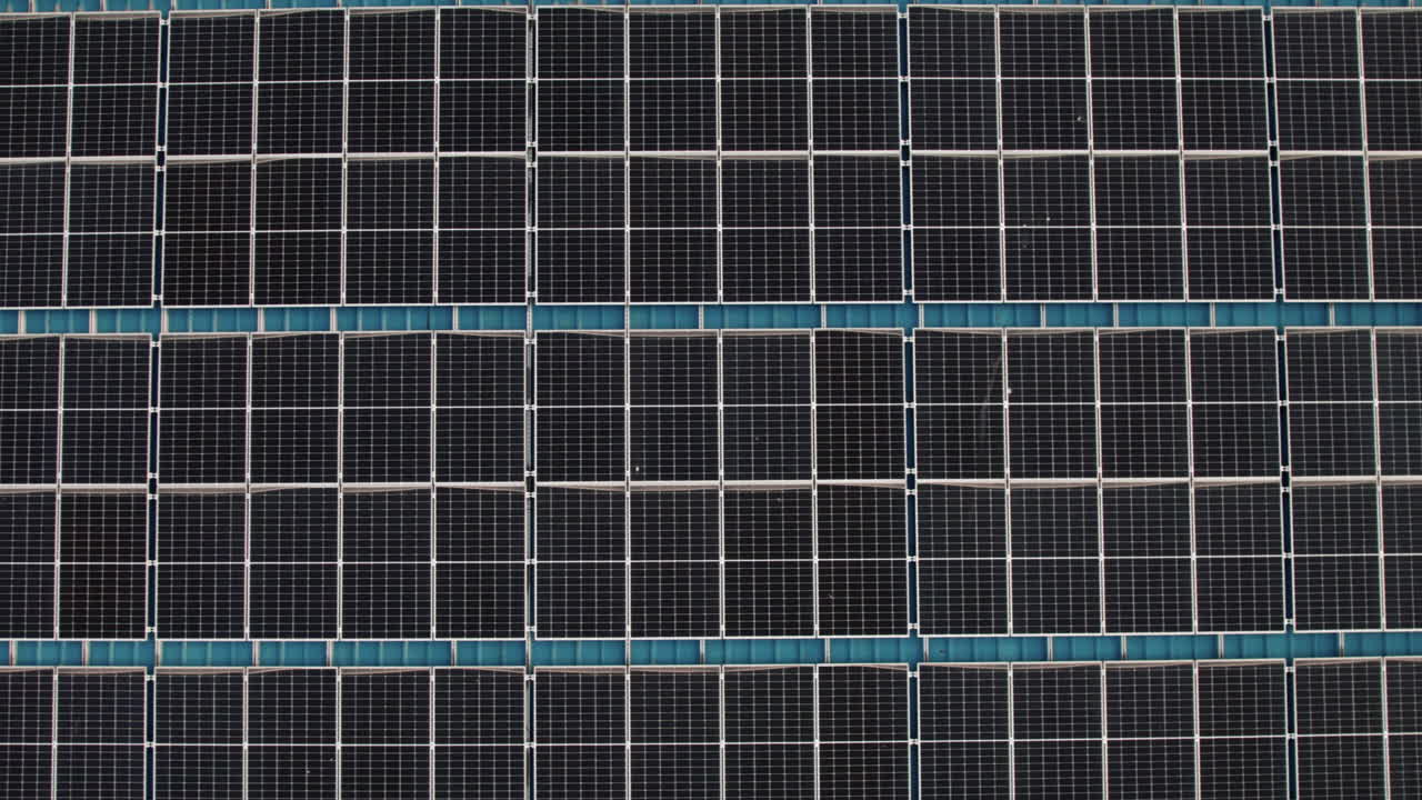 primer plano de la ecología planta de energía agrícola de células solares tecnología ecológica