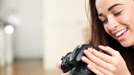 photographer woman taking photographs dslr