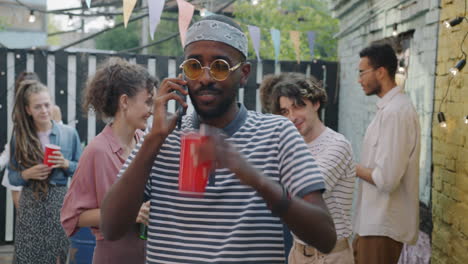urban backyard party