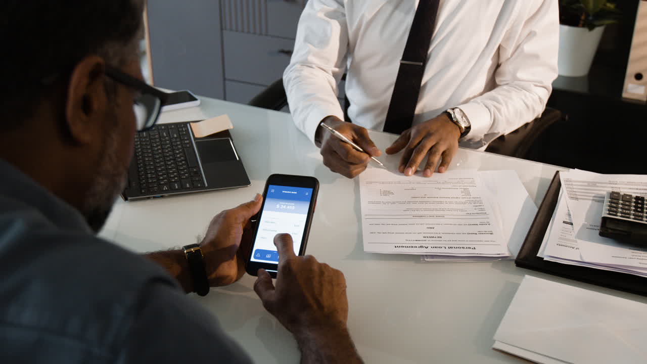 Business Meeting for Loan Agreement