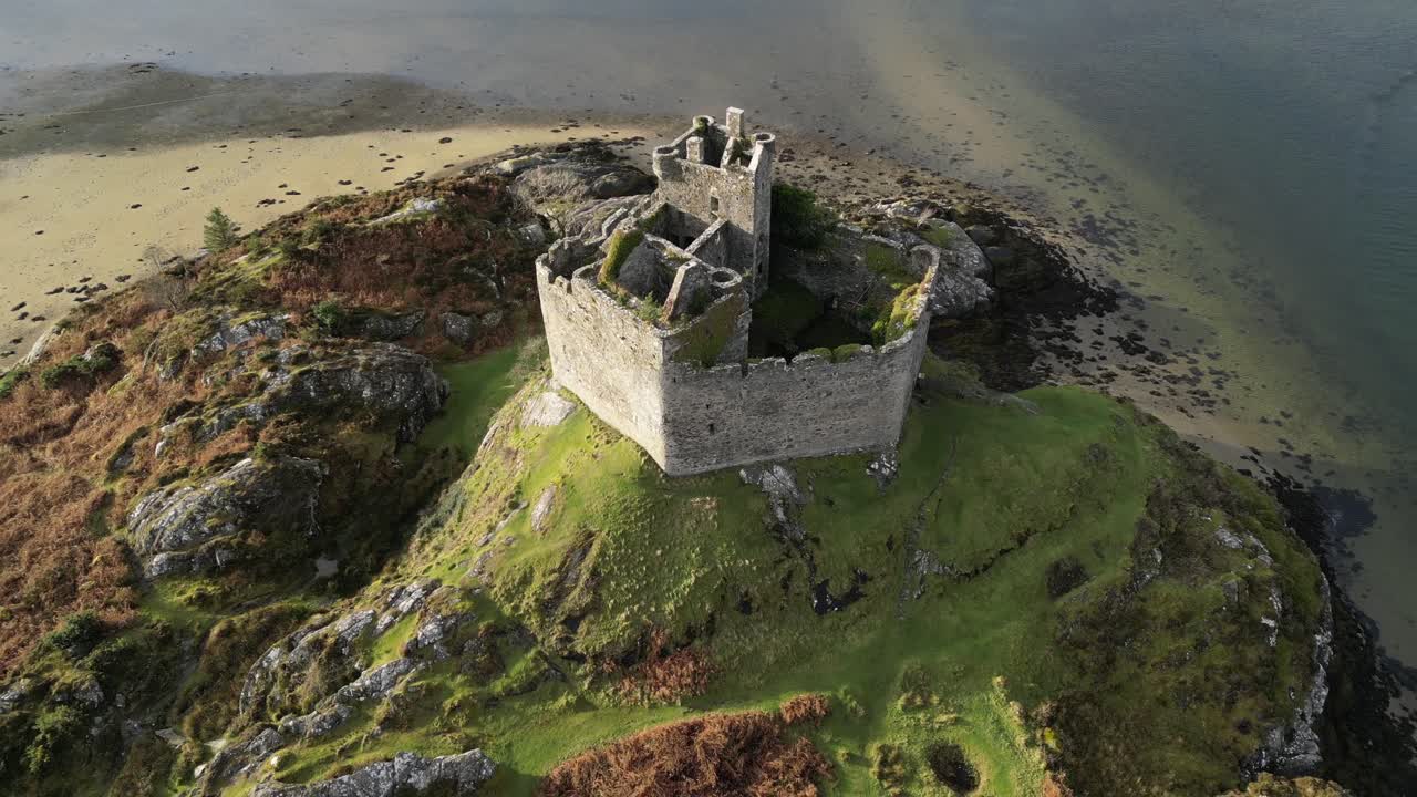 castillo tioram monumento histórico de las tierras altas de escocia loch moidart