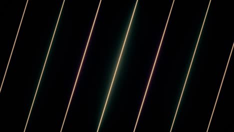 animación de video de ciencia ficción brillante con rayos láser de neón video de stock, fondos, abstracto, línea única, iluminación de neón colores y formas completos