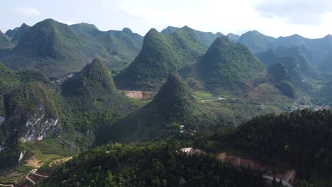 vietnam, a country with beautiful views of mountains covered in vegetation