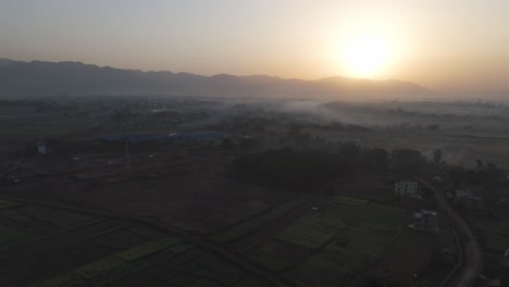 brick-factory-in-Nepal-with-pollution