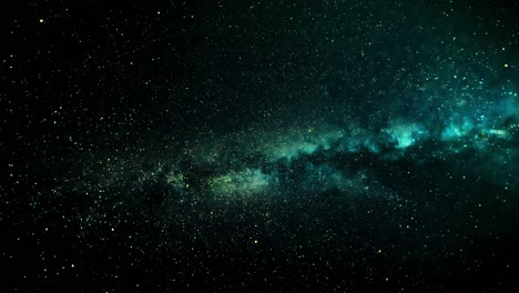 vuelo espacial 4k en un campo estelar-4