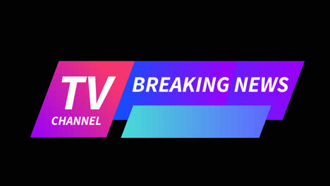 motion graphic of breaking news banners collection