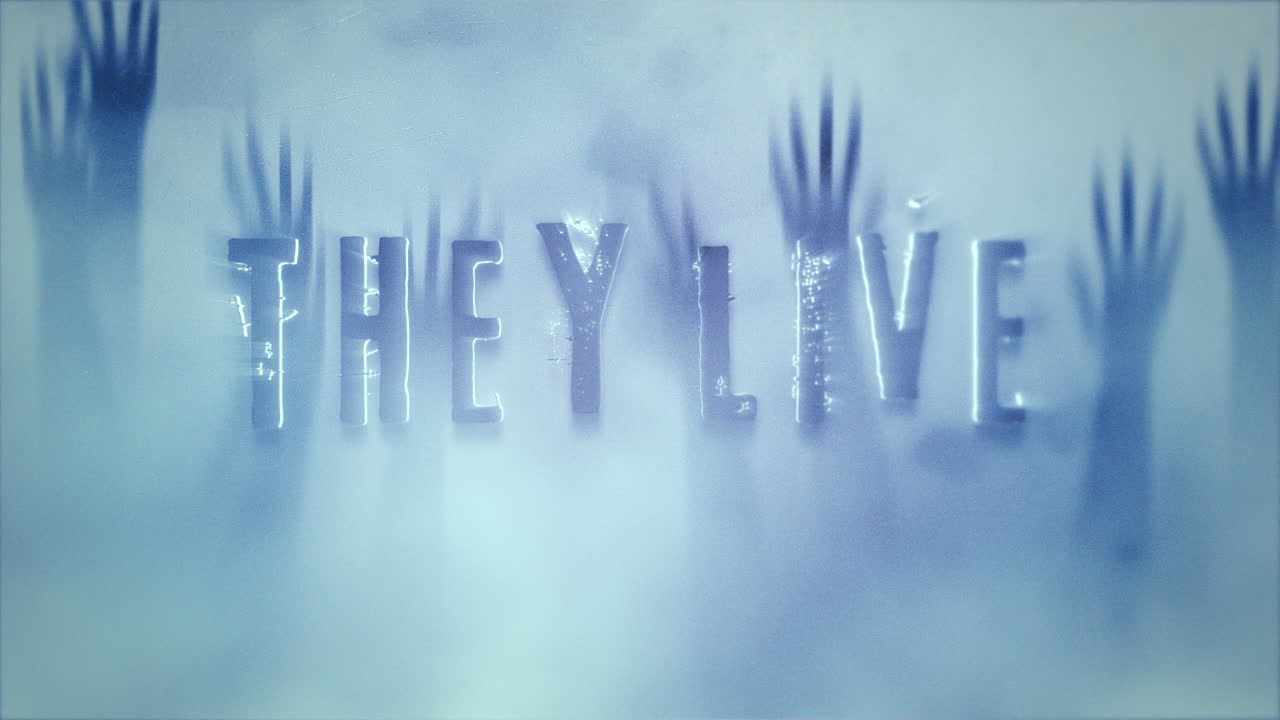 They Live with helping hands behind the glass