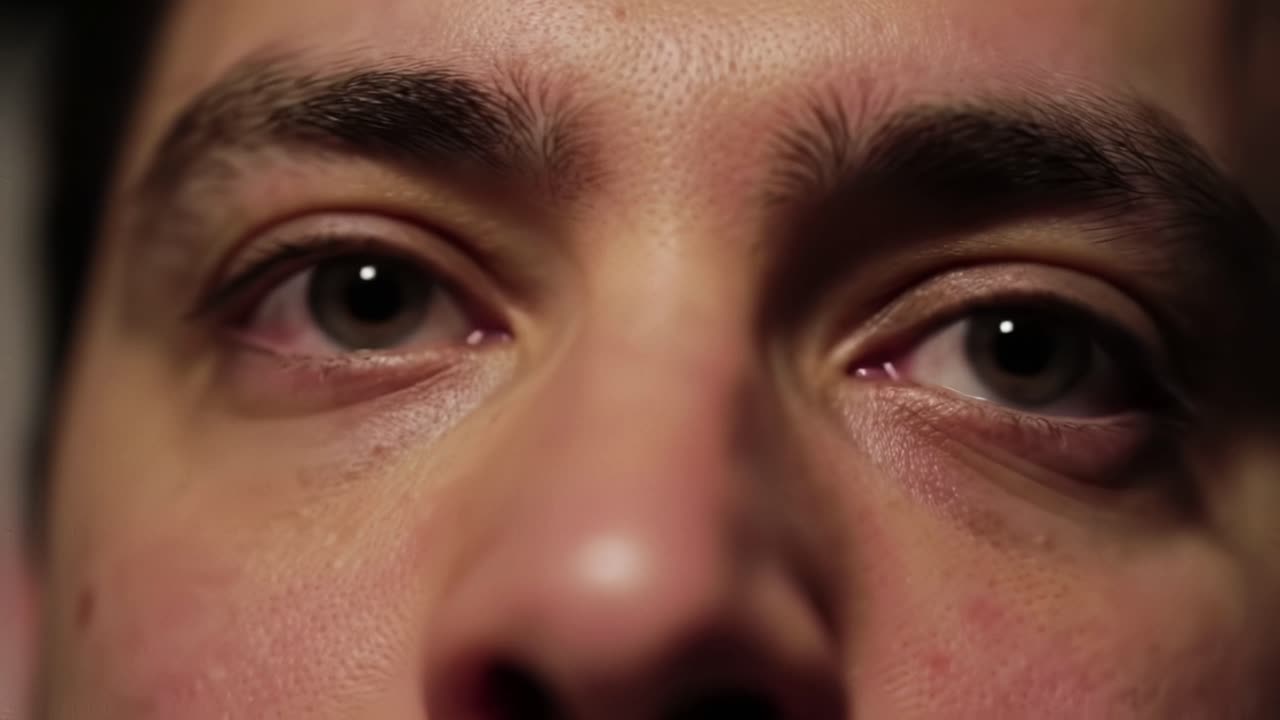 primer plano de la cara de un hombre