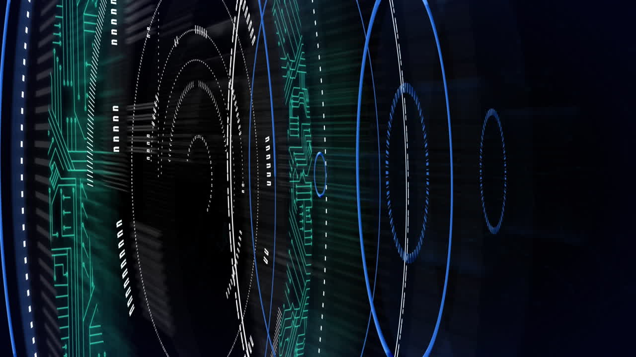 Animation of scopes scanning and processor circuit board