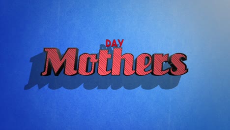 Retro-Mothers-Day-text-on-blue-vintage-texture-in-80s-style