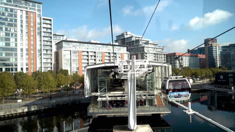 cable car in london docklands